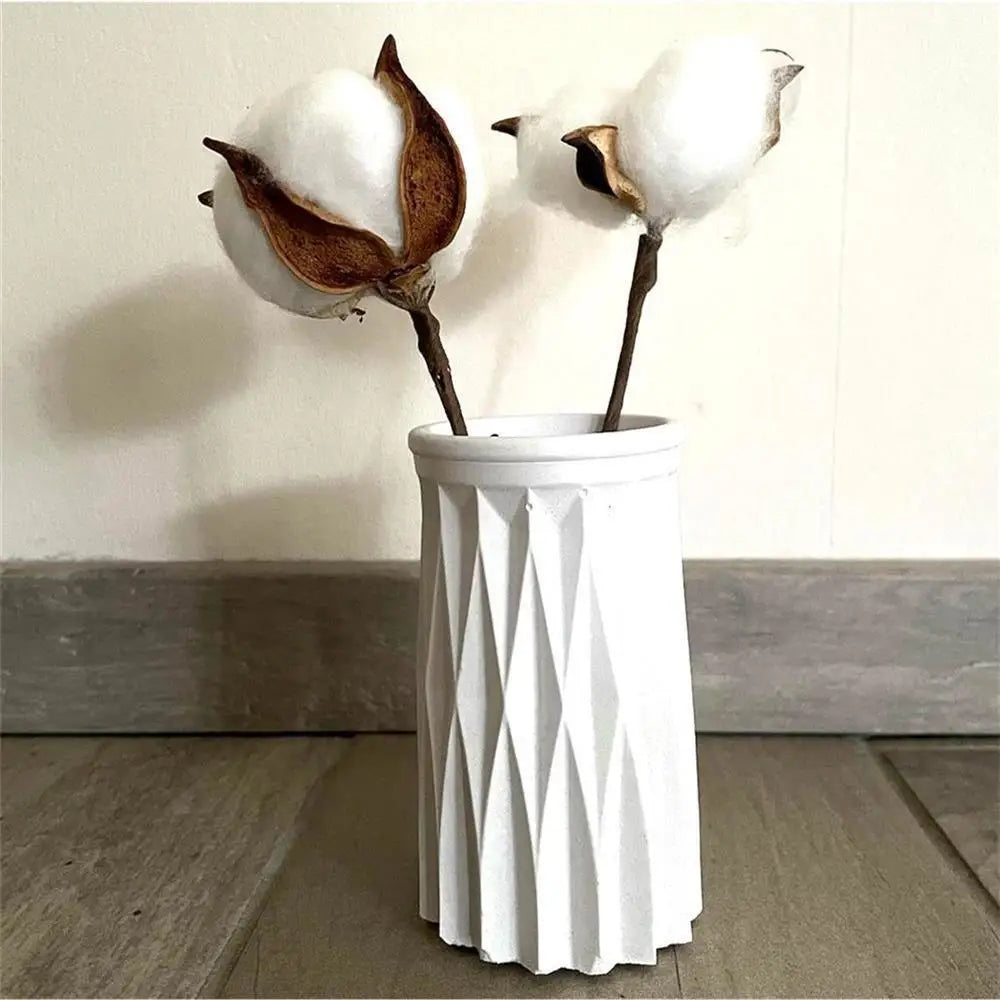 Beton Blumen Vase Zement Kunst Dekoration Übertopf