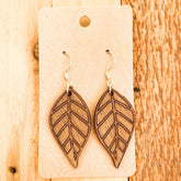 Ohrringe ‚Waldblatt der Weisen‘ – Handgemachter