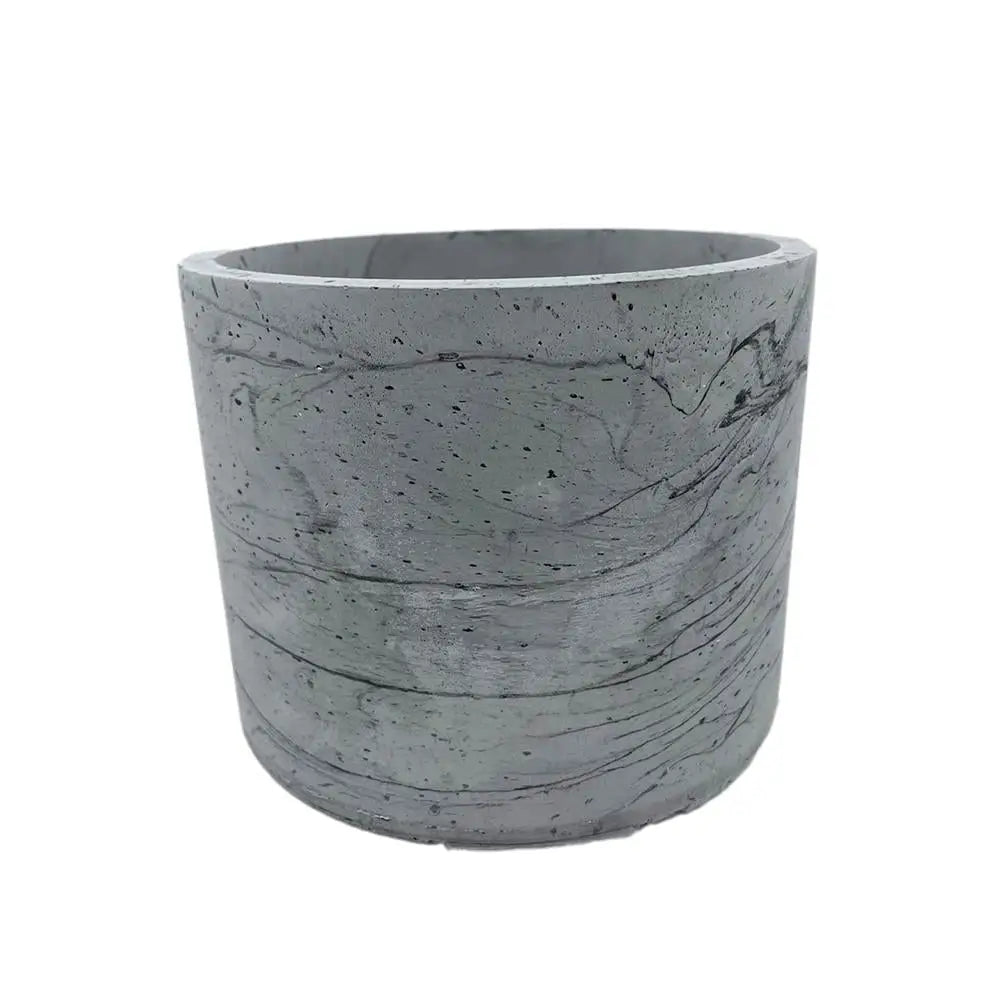Blumentopf Pflanzen Topf aus Zement Beton Modern Durchmesser 15cm Höhe