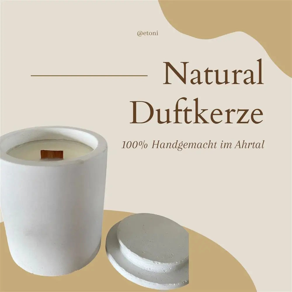 Handgefertigte Betonkerze aus dem Ahrtal | 220ml