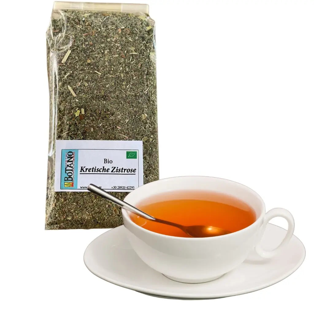 Kretische Zistrose Kräuter Tee - Natürliches pflanzliches