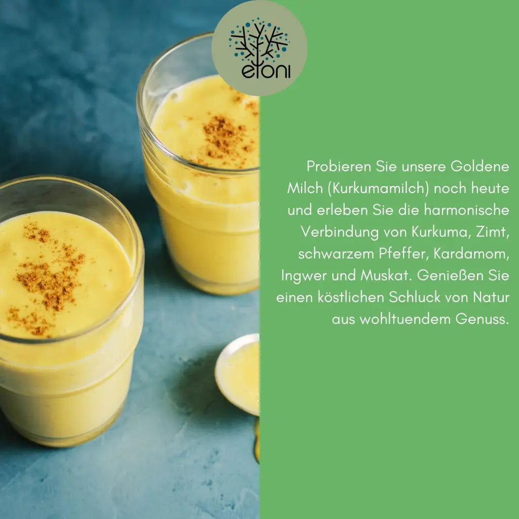 Premium Goldene Milch (Kurkumamilch) - Natürliches