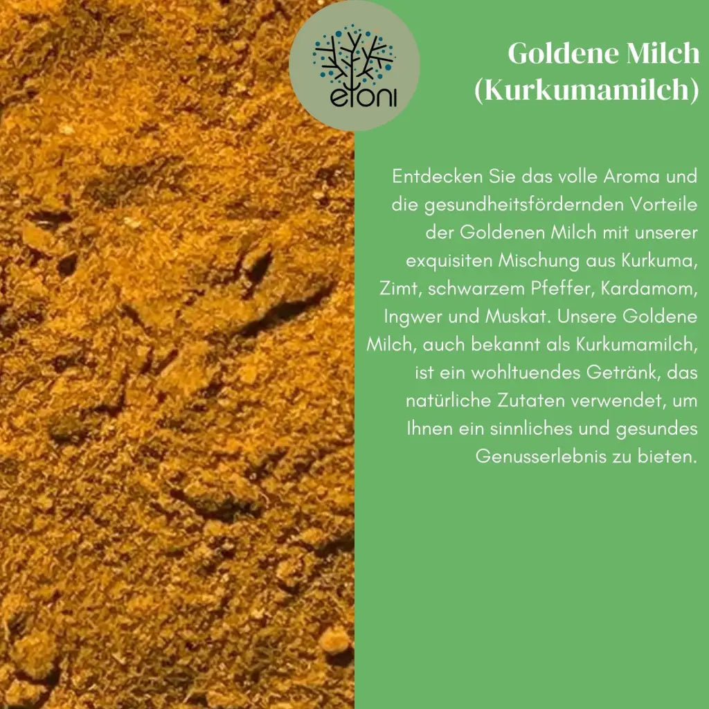 Premium Goldene Milch (Kurkumamilch) - Natürliches