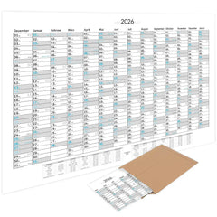 XXL Jahreskalender 2026 – Wandkalender 100x70cm