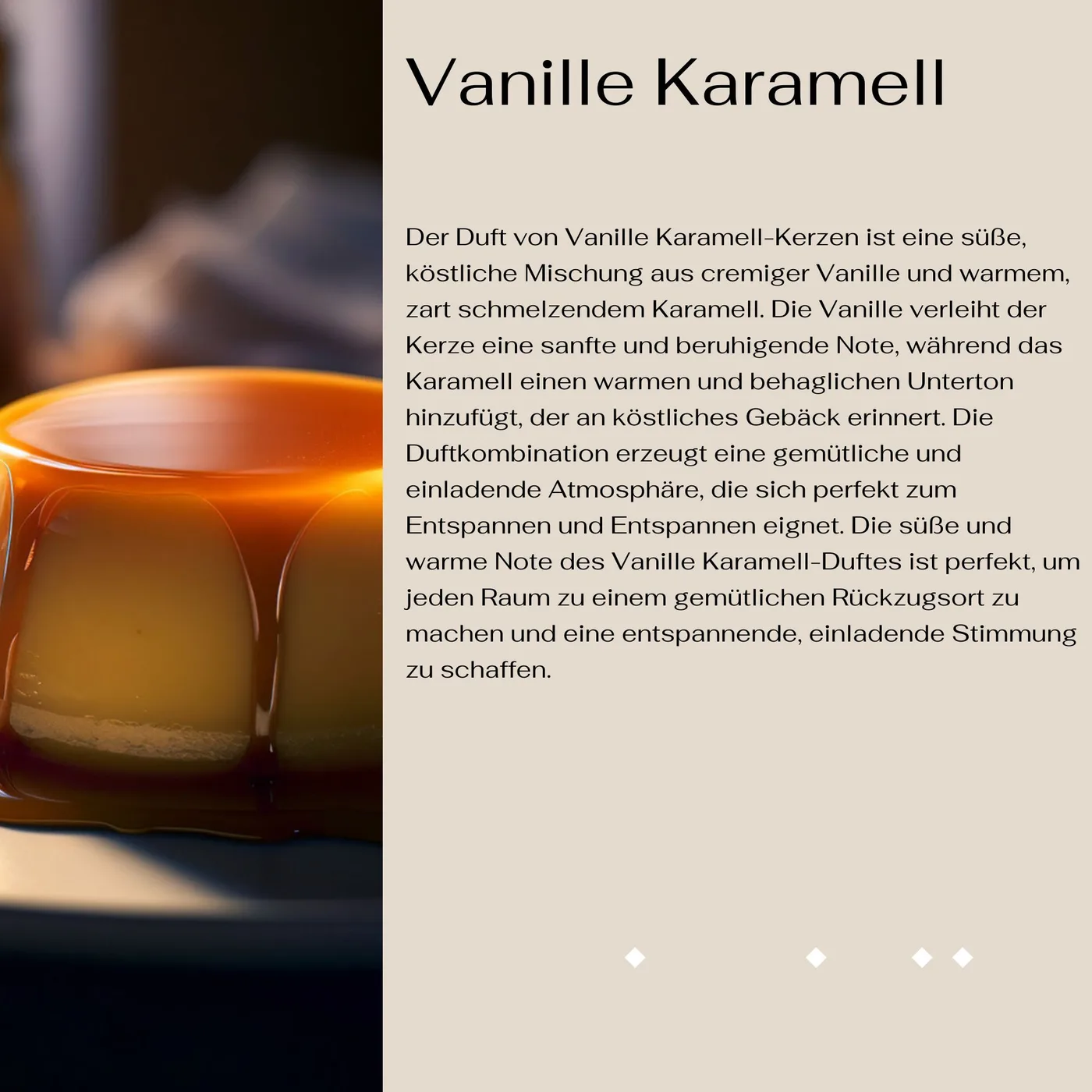 Duft Vanille-Karamell
